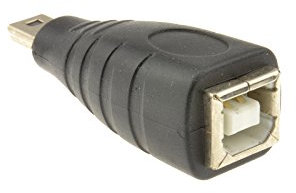 USB 2,0 Imprimeur B Type Femelle Femelle vers 5 Broches Mini B Mâle Fiche Adaptateur