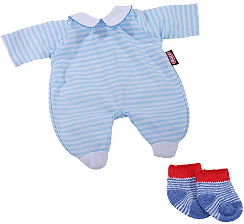 Götz 3403085 Babykombi Pfiffikus - Puppenbekleidung Gr. S - 3-teiliges Bekleidungs- und Zubehörset für Babypuppen von 30-33 cm