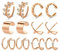 Mayhoop 12Stk Ohrklemme Ohr Manschette Ear Cuff Clip auf Knorpel Ohrringe Edelstahl Face Piercings Fake Cartilage Hoop Fake Lippenpiercing für Männer Damen Rosegold