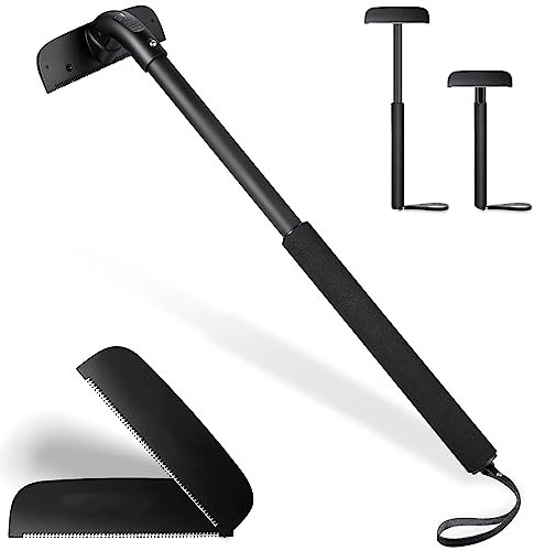 Epilatore per schiena da uomo, manico elastico rasoio posteriore per uomo, rasoio per capelli per il corpo rasoio ergonomico per estetista rasatura bagnata o asciutta