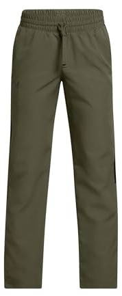 Under Armour Boys' Rival Woven Pant, Tracksuit Bottoms for Sports, PE, and Training Sessions, Water-Repellent Boys' Joggers