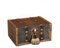 ACONDE Vintage Holz Piraten Schatztruhe, 15 x 7,5 x 12 cm, Schatztruhe mit Zahlenschloss, Holz Aufbewahrung Schatzkiste, für Aufbewahren und Dekorieren, Geschenke