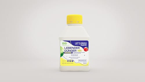 Let’s Grow Bio – Lebender Dünger Organic-Balance® Universal, Bio-Pflanzenhilfsmittel auf Basis lebender Mikroorganismen, Konzentrat, ideal für den Garten, Gemüse, Zierpflanzen, Obst & Weinbau 250 ml