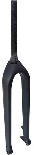 SpokeNation Carbongabel MTB styv gaffel 29 tum mountainbike skivbroms 15 x 110 mm stickaxel framgaffel 1–1/8 tum gänglöst koniskt rör ultralätt cykelgaffel