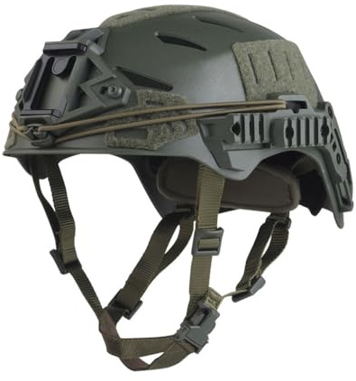 Verde, Casco Leggero Per Allenamento Cosplay, Equipaggiamento Tattico Con Comoda Imbottitura Multifunzionale Adattatore Rail