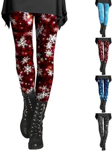 Generiska damtermostrumpbyxor färgglada leggings färgglada vinter termoleggings mönster sportbyxor tjocka färgglada hög midja yogabyxor termo fleece vinterleggings varma termobyxor byxor sportbyxor