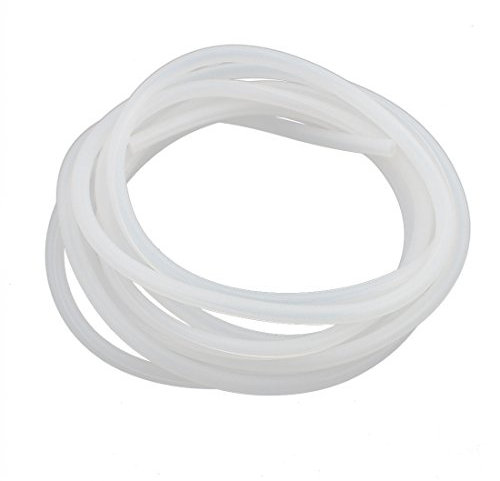 sourcing map 2mm x 4mm haute température résistant Tube silicone souple Tuyau Long 2M
