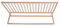 Safetots Extra breites extra hohes Bettgitter aus Holz, naturfarben, 60 cm hoch x 140 cm breit, Kleinkind-Bettgitter für Sicherheit, sicheres Kinderbettgitter, vormontiert, einfache Installation