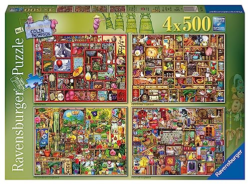 Ravensburger Wonderful World of Colin Thompson No.1-4x 500 Piece Jigsaw Puzzle for Adults and Kids Age 10 Years Up