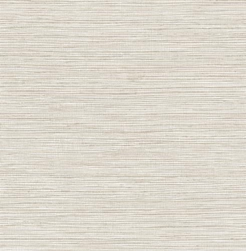 RoomMates Neutral Dimensional Grasscloth Peel and Stick Wallpaper, RMK12682PLW