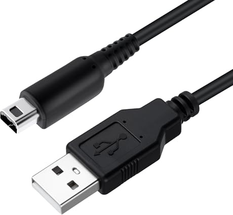 Mcbazel USB Ladekabel für Nintendo DSi/3DS/2DS inkl. New Modelle und XL Versionen, 1.2M