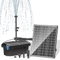 Biling 20W Solar Pond Filter Kit with Pump for Garden, 875L/H Solar Filtration System for Koi Pond 4 Nozzles, Biological Pond Filter for Fish Tank Stream Water Feature
