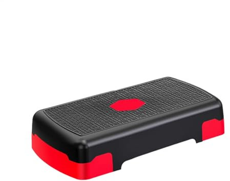 Aerobic Stepper, Adjustable Workout Stepper, Step Board with Risers, 3 Adjustable Heights, Design, Ideal for Cardio & Strength Training, Home Gym Exercise, 17.72 inches