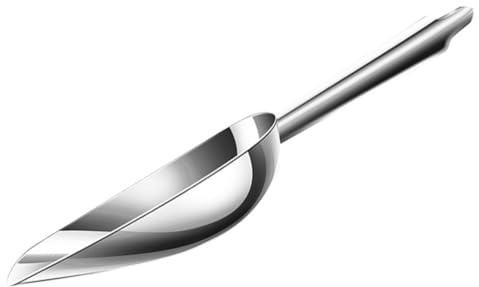 TOBBOMEY Cuchara de Acero Inoxidable para Hielo y Pala Ergonómica Multiusos para Cocina y Bar para Dulces Granos y Alimentos Secos