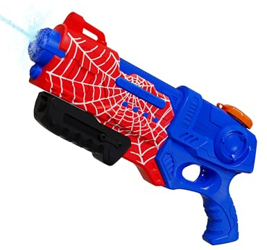 Ragno Pistola ad acqua per bambini, con grande capacità da 800 ml, gittata lunga da 26 a 33 ft (8–10 m), potente, ideale per interni, esterni, piscina, spiaggia. Giocattolo d'acqua per bambini