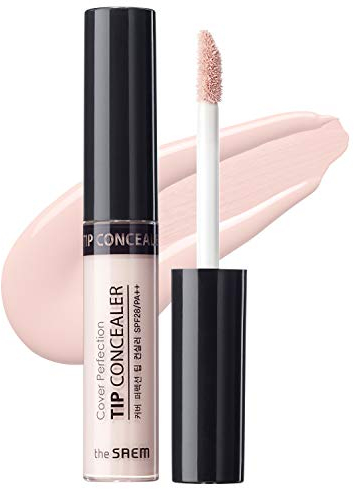 THESAEM Cover Perfection Tip Correttore SPF28 PA++ 6.5g # Brightener - Evidenziatore radiante, corregge e illumina, scolorimento e occhiaie, rosa brillante