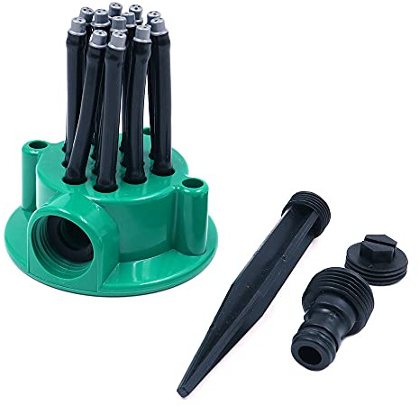 CENPEK trädgårdsgräsmatta sprinkler och stativ med Extend-A-Riser Stand Combo Erbjudande
