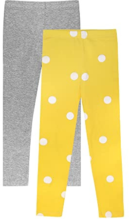 LiKing Barn flickor leggings sött mönster bomull stretch 2/3er pack 4539