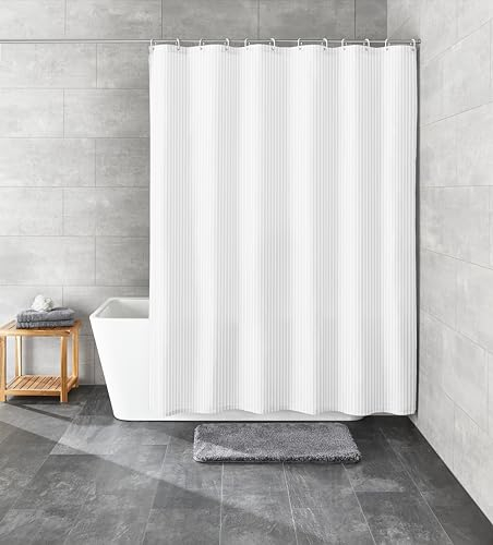 Kleine Wolke Duschvorhang, Polyester, Weiß, 180 x 180 cm