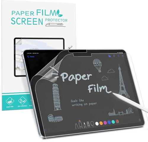 PYS (2 Pack Like Paper Screen Protector iPad Pro 13 M4 2024 Matte PET Film for Drawing Writing Note Taking Feel Like on Paper