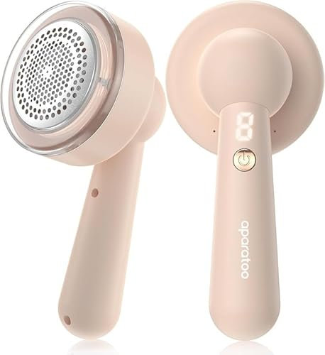 Bubbacare Elettrico Togli Pelucchi per Vestiti e Mobili - USB Ricaricabile con 3 Velocità, Display a LED