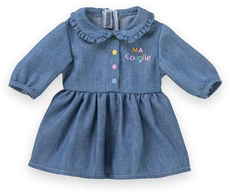 Ma Corolle - Robe Denim Manches Longues, vêtement, pour poupée Ma Corolle, 36cm, dès 3 Ans, 9000212860