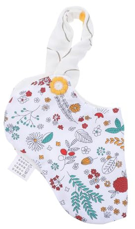 BESTonZON Cotton Bibs for Newborns Toddlers Soft and Absorbent Feeding Bibs Saliva Wipes for Boys Skincare Protection