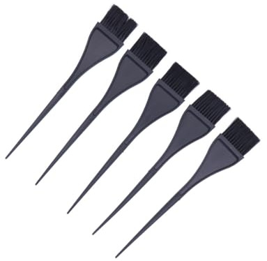 BIUDECO 5 Pièces Brosse de Teinture Cheveux Noire Pinceau Application Professionnel pour Coloration Soin et Kératine Outil Coiffure Salon et Usage Domestique