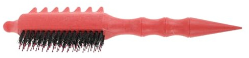 FRCOLOR Cepillo para Cardar Cabello Fino Airbag de Nailon, Peine Masajeador de Cuero Cabelludo para Ondas Grandes, Herramienta de Peinado Profesional para Salón, Color Naranja