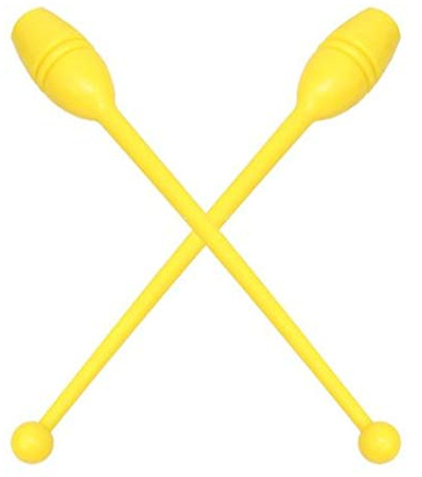 AND TREND Mazas Gimnasia Ritmica Junior Amarillo 35 cm, Extra Large
