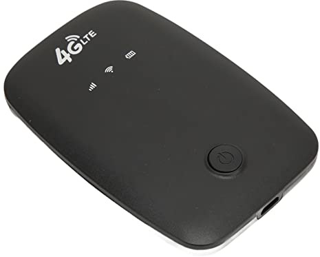 Tragbarer Drahtloser WLAN-Hotspot, 4G-Hochgeschwindigkeits-Mobilrouter mit SIM-Kartensteckplatz, LED-Display, 2100 MAh, Max. für 10 Benutzer, Leichter 4G-WLAN-Router für Auto, Geschäft, Outdoor