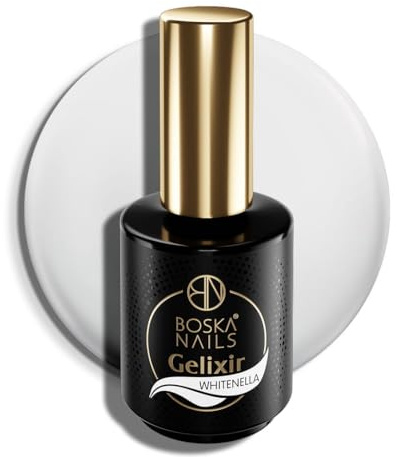 Divine Nails Gelixir Gel i flaska Whitenella, 15 ml