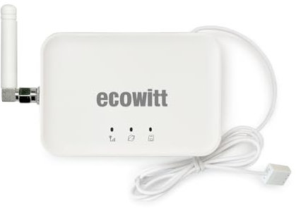 Ecowitt WIFI/Wired Gateway GW3000 for Weather Stations with outdoor Sensor, Built-in 3 in 1 Indoor Barometer/Thermometer/Hygrometer Sensors, Home Garden Ecosystem Weather Assistant with SD Card Port