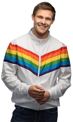 Boland Men's Vintage Rainbow Track Jacket