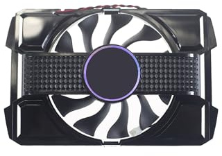 Ventilador de refrigeración for GPU/VGA R128015SM, Compatible con ASUS, EAH6570/DI/1GD3, EAH 6670/DI/1GD3, EAH 4670 y EAHG4670. Reemplazo for Tarjeta gráfica.