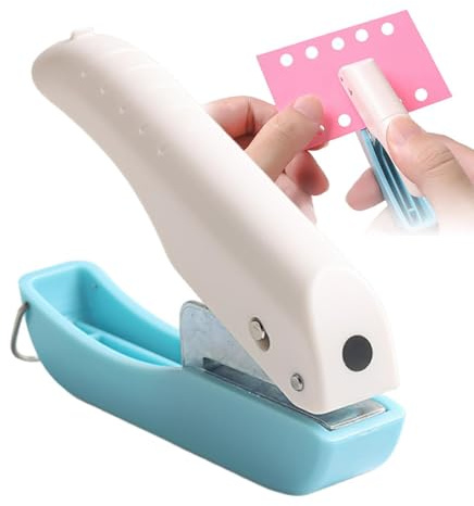 Perforadora de Mano,Troquelador de 6 mm para Relieve | Cortador Decorativo de Troqueles - para Cartón, Scrapbook, Journaling, Oficina, Escuela, Estudiantes