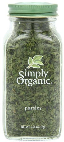 Simply Organic Parsley Flakes Cut & Sifted Certified Organic, 0.26 Ounce Container