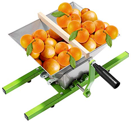 UISEBRT Obstmühle Apfel 7 Liter Apfelpresse Obsthäcksler Maischemühle Obstpresse