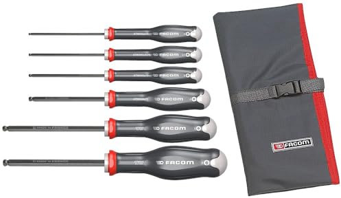 FACOM ATWSH.JT6 Jeu de 6 TOURNEVIS PROTWIST® 6 Pans émmanchées à tête sphérique