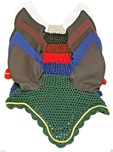 Gee Tac Fly Veil/Ear Bonnet COMPETITION Crochet FLY MASK - FULL