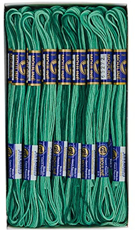 24 Docken Stickgarn je ca. 8m / Sticktwist mit Farbverlauf 100% Baumwolle Stickerei Farbwahl