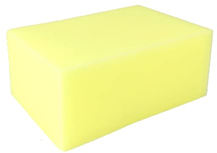 D.RECT Allzweckschwamm - Autoschwamm 160x115x70mm Schwamm, Waschschwamm für Auto, Autopflege, Lack, Felgen, Reinigung - Autoschwämme, Haushaltsschwamm, Reinigungsschwamm, Gelb