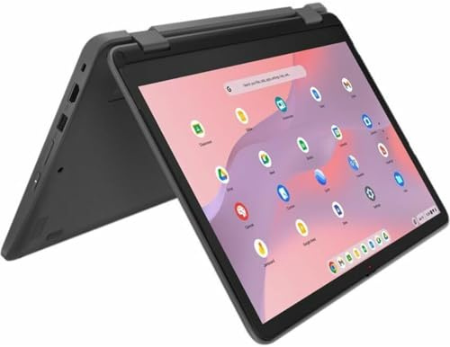 Lenovo 500e Yoga Chromebook Gen 4 82W40009US - Pantalla táctil convertible 12.2 pulgadas - WUXGA 1920x1200 - Intel N100 Quad-core - 4 GB RAM
