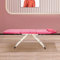 EurHomePlus Camilla de masaje plegable, silla de cosmética, camilla de masaje, portátil, salón de spa, cama facial, mesa de masaje, silla de 71 pulgadas (rosa)