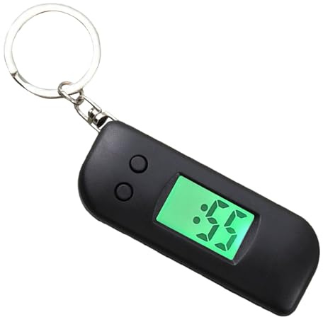 Montre De Poche À Accrocher - Porte-clés Digital avec Affichage LED pour Étudiant - Horloge Électronique Porte-clés, Accessoire Sac à Dos pour Hommes Femmes Garçons Filles Adolescents,Athlètes Fils Fi