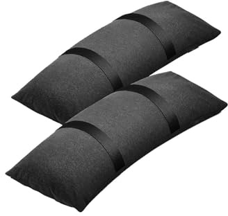 Hunphy 2 Piezas Bolsas de Arena Curvadas para Paragüero, Saco de Arena para Tiendas, Bolsa Arena Contrapeso, para Terrazas al Aire Libre, Jardines y Patios Traseros a Prueba de Viento