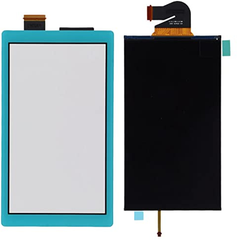 pour Les Pièces de Réparation de Panneau D'affichage LCD de Remplacement D'écran Switch Lite, écran LCD à Cristaux Liquides et écran Tactile Numérique, Kit D'outils de Réparation de(Bleu)