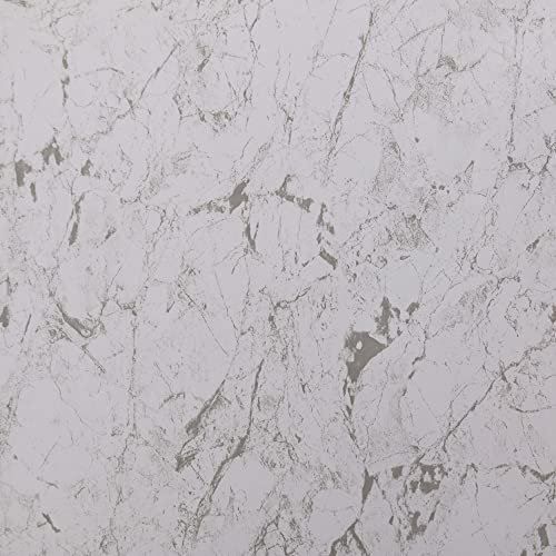 NRG White Marble Gloss 1m Wide x 2.4m Long Large Bathroom Panels Shower Wall PVC Cladding Kitchen Ceiling Panels 1 PCS