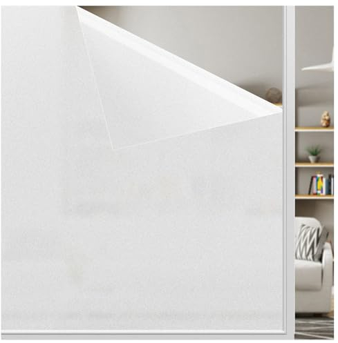 LEMON CLOUD Vinilo Ventana Flor de la Vendimia Electrostático Vinilos Cristales Vinilos Decorativos Translucido Laminas para Ventanas y Reutilizar de Baño Cocina Oficina Anti UV 30x400cm