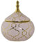 DKD Home Decor Caja-joyero Color Rosa y Dorado, de Porcelana (14 x 14 x 17 centímetros)